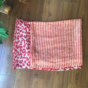 Calvin Klein stripes vs. leopard infinity scarf